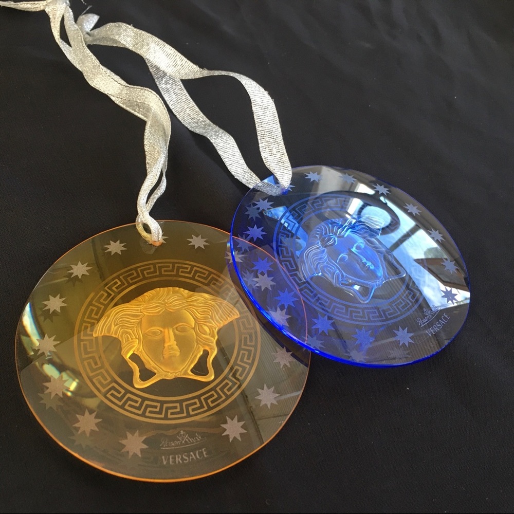 Versace Rosenthal Crystal Medusa Ornament